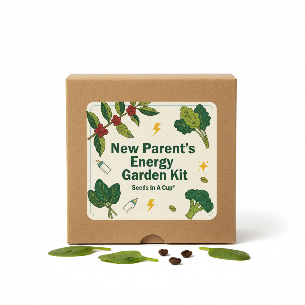 New Parent's Energy Garden Kit | Seeds In A Cup®