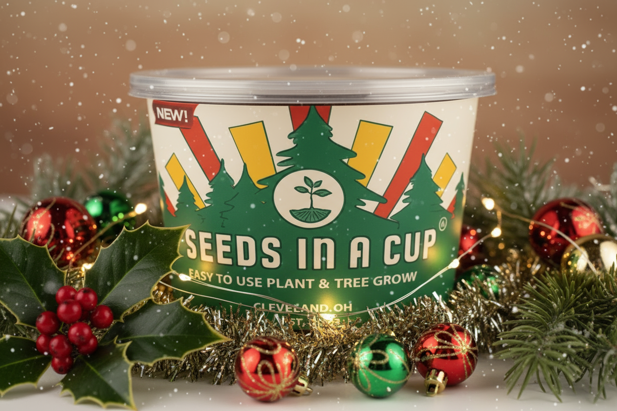Plant grow kit by Seeds In A Cup® Made in USA, beginner-friendly, and gift-ready