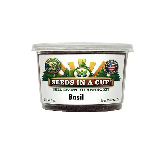 How To Grow Basil Plant From Seed In Kitchen Successfully with the Seeds In A Cup Bsail Grow Kit