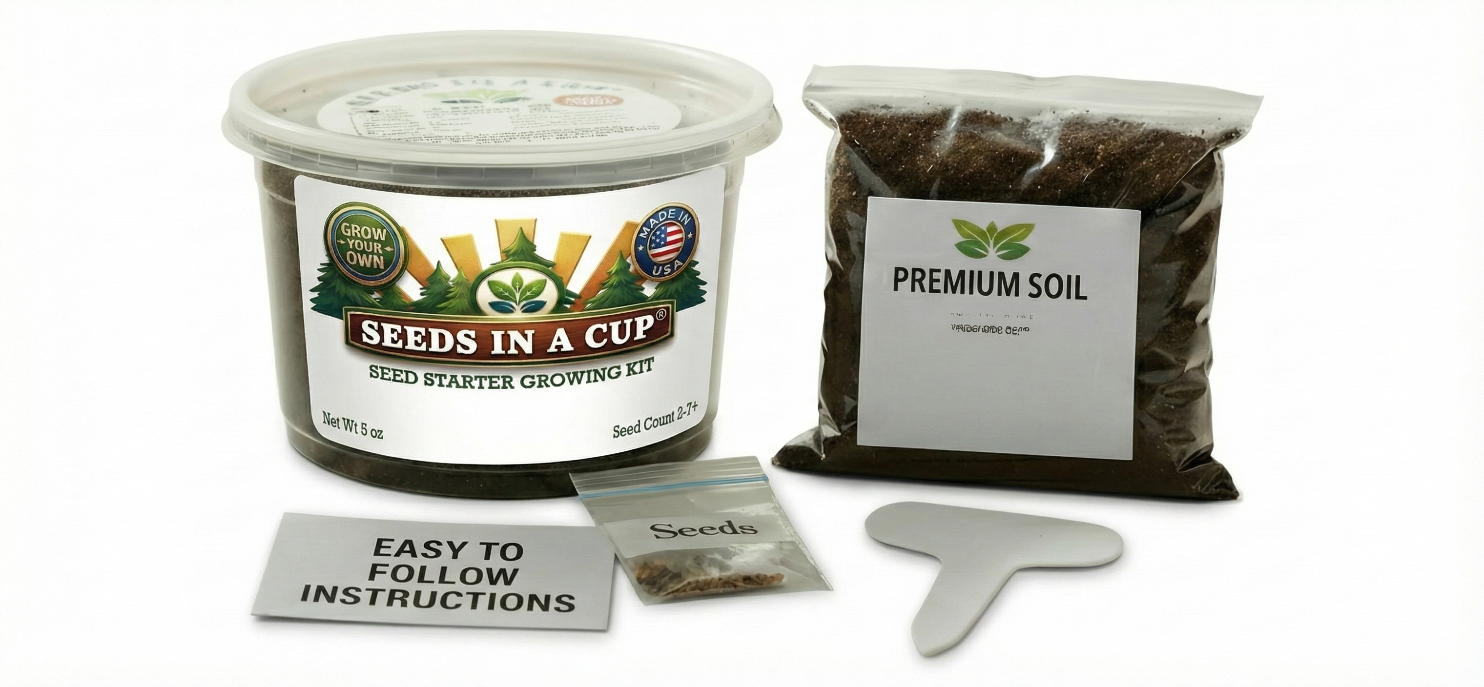 Therapeutic indoor gardening: Activating the Seeds In A Cup Gourd (Cucurbitaceae) kit by adding water to real soil and sealing with the moisture lid.