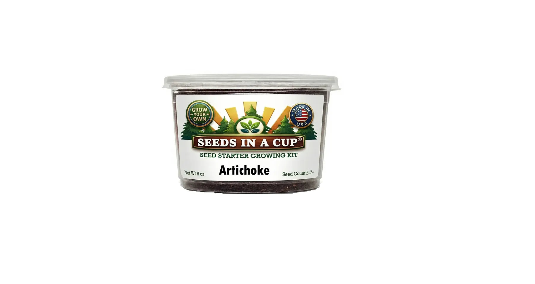 Artichoke Grow Kit | Grow Fresh Artichoke from Seed | Seeds In A Cup®
