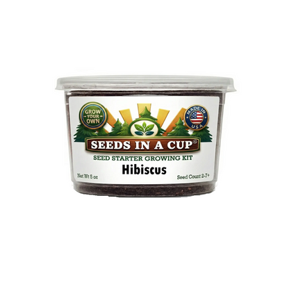 Hibiscus grow kit from the brand seed in a cup that is proven to grow 