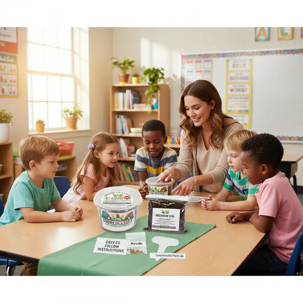 Seeds In A Cup®: All-in-One Indoor Micro-Garden Grow Kit