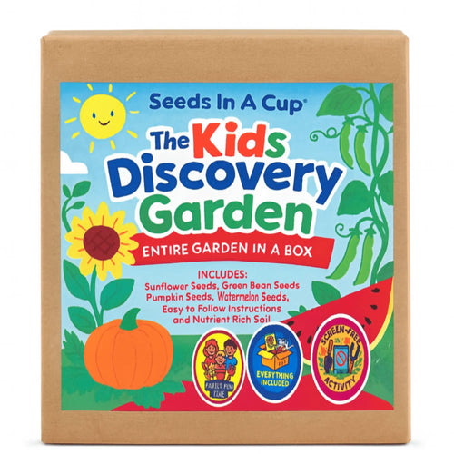 Kids Gardening Kit with Seeds & Soil - Educational STEM Garden Starter for Children