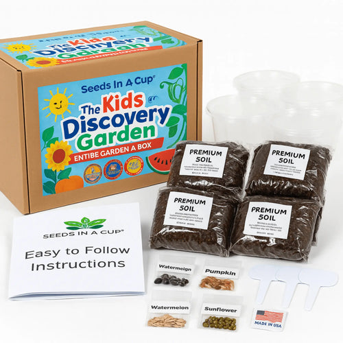 Kids Discovery Garden Kit- All-In-One Educational STEM Garden Starter (Adult Supervision Required)