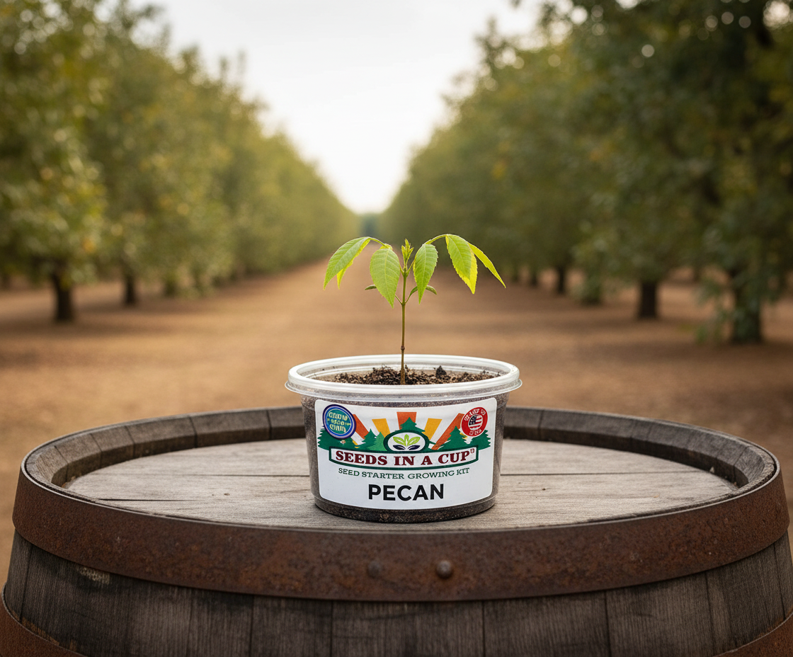 Pecan tree seedling