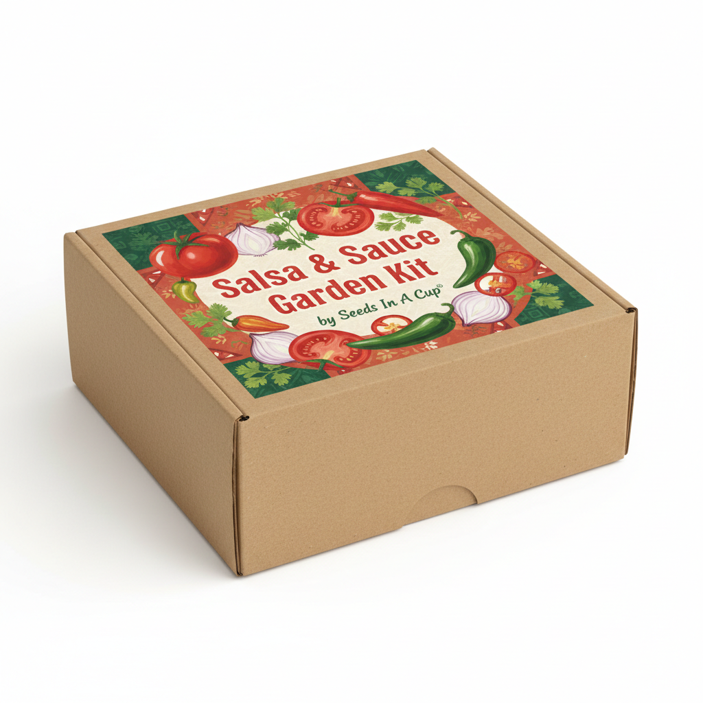 Salsa & Sauce Garden Kit Box