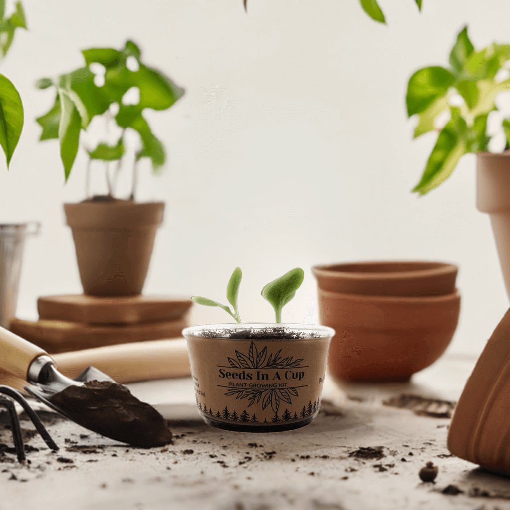 Jalapeño Plant Grow from Seed Top-rated seed starter kit grow herbs, vegetables, and trees with Seeds In A Cup