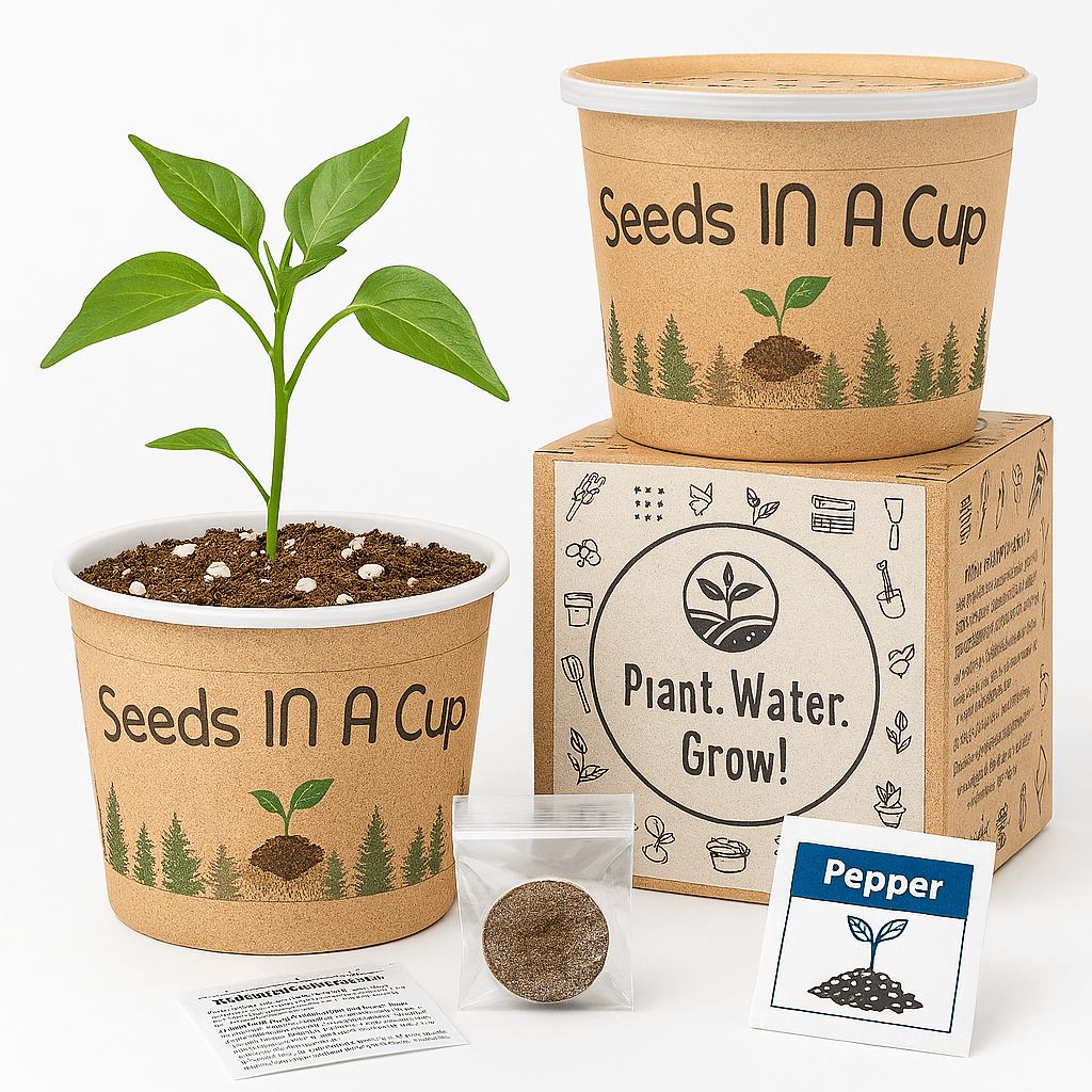 Seeds In A Cup® Original Tree Grow Kit - Multiple Varieties Seed Germination Kit grow kit by SEEDS IN A CUP - Plant GRow Kit Tree GRow Kit Seed