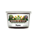 Seeds In A Cup Brand Thyme (Thymus vulgaris) Starter Set. Professional grade gardening kit manufactured in the USA with organic-style real soil.